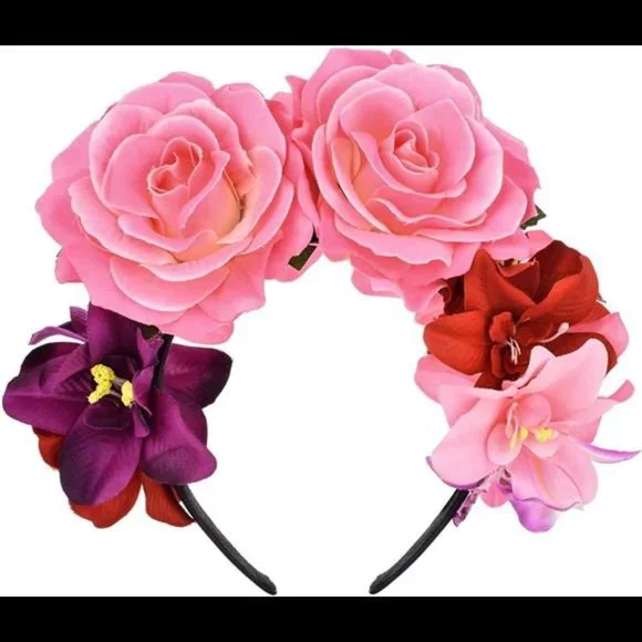 Accessories | Dreamlily Frida Kahlo Mexican Flower Crown 